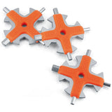 Best Divers Hex Stainless Multi-Tool - Fluro Orange